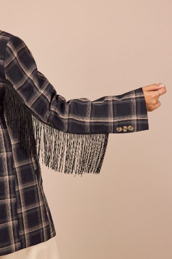 Immagine di BLAZER CHECK FRANGE