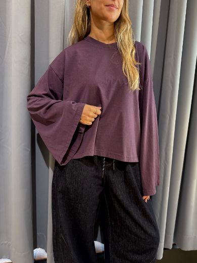 Immagine di T-SHIRT BOXY MANICA A CAMPANA