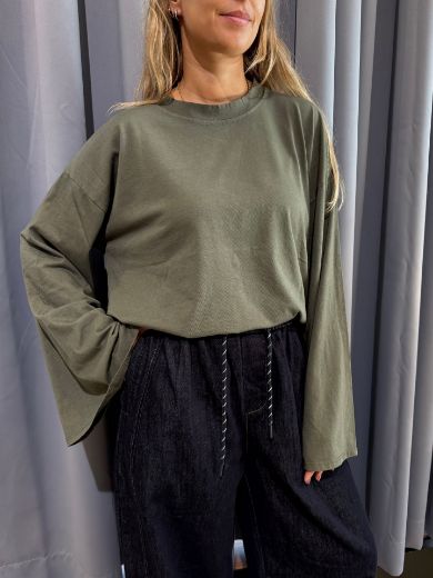 Immagine di T-SHIRT BOXY MANICA A CAMPANA
